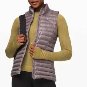 Lululemon pack it down vest - size 4 - shine lunar rock